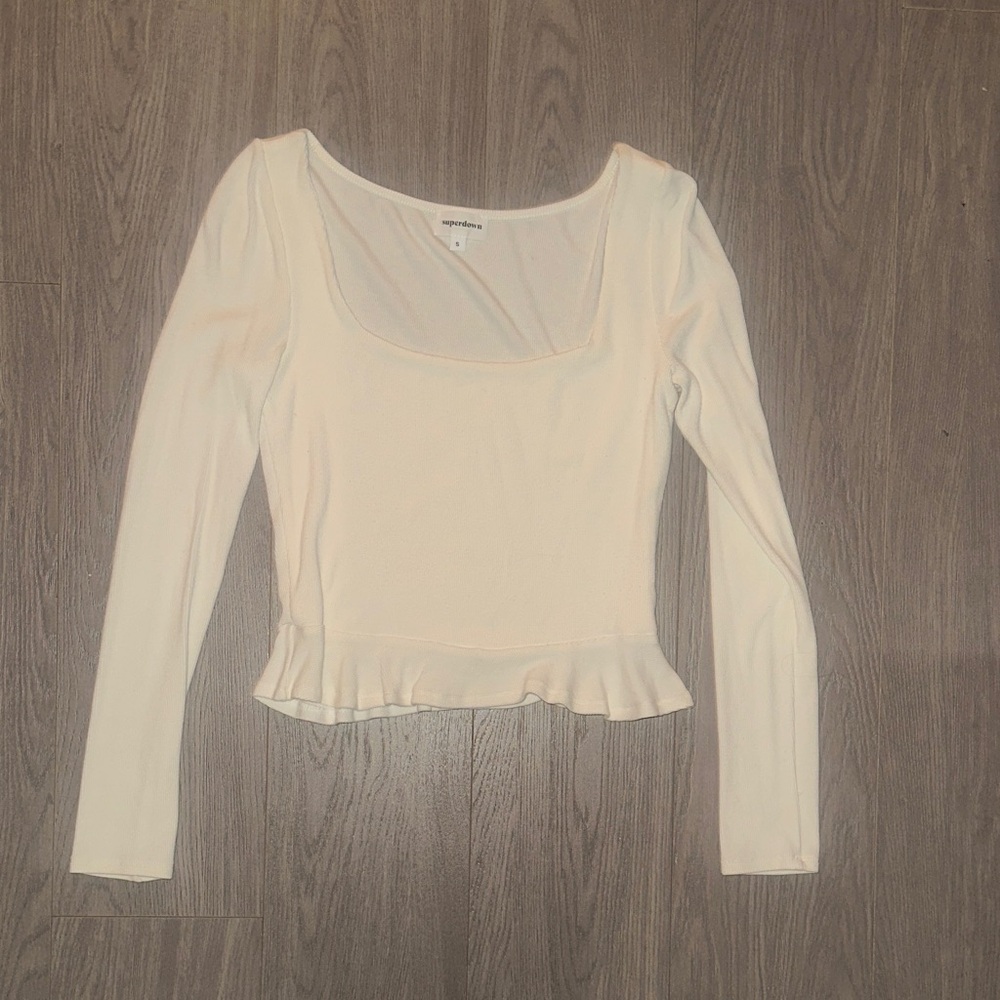 Superdown Priscilla Ribbed Top - Picture 4 of 5